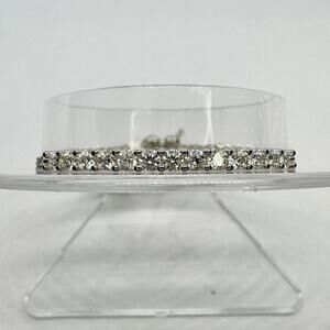 Moissanite Diamond Tennis Bracelet GRA Round Cut Brilliant Adjustable Chain
